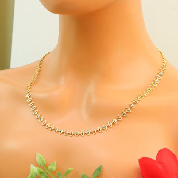 "New Beautiful Design Necklace Chain for Women/Girls, Gift, N659 - Picture 5 of 14